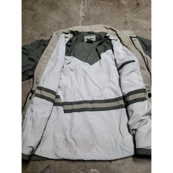 Vintage LL Bean field Jacket Mens Large Utility Pockets Field missing hood - Picture 4 of 6